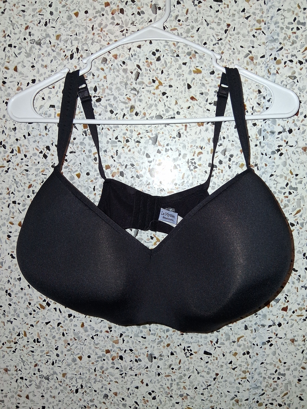Le Mystere Black Smooth Molded T-Shirt Bra 44E
